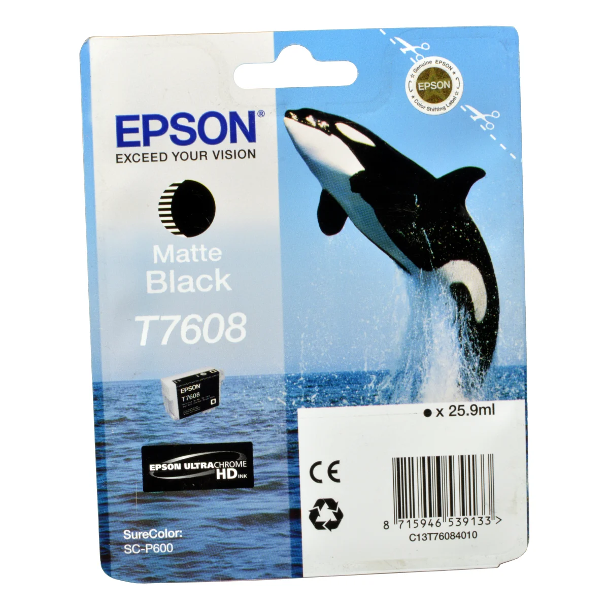 Epson Tinte C13T76084010  Matte Black T7608