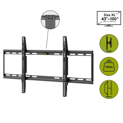 Goobay TV-Wandhalterung Basic FIXED (XL)