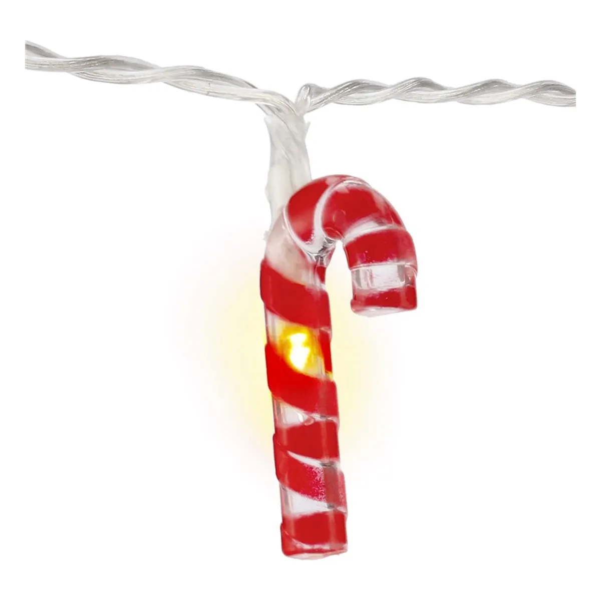 Goobay 10er LED-Lichterkette 'Zuckerstangen'