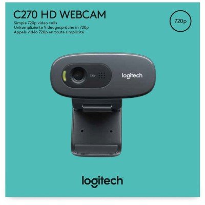 Logitech Webcam HD C270 black 