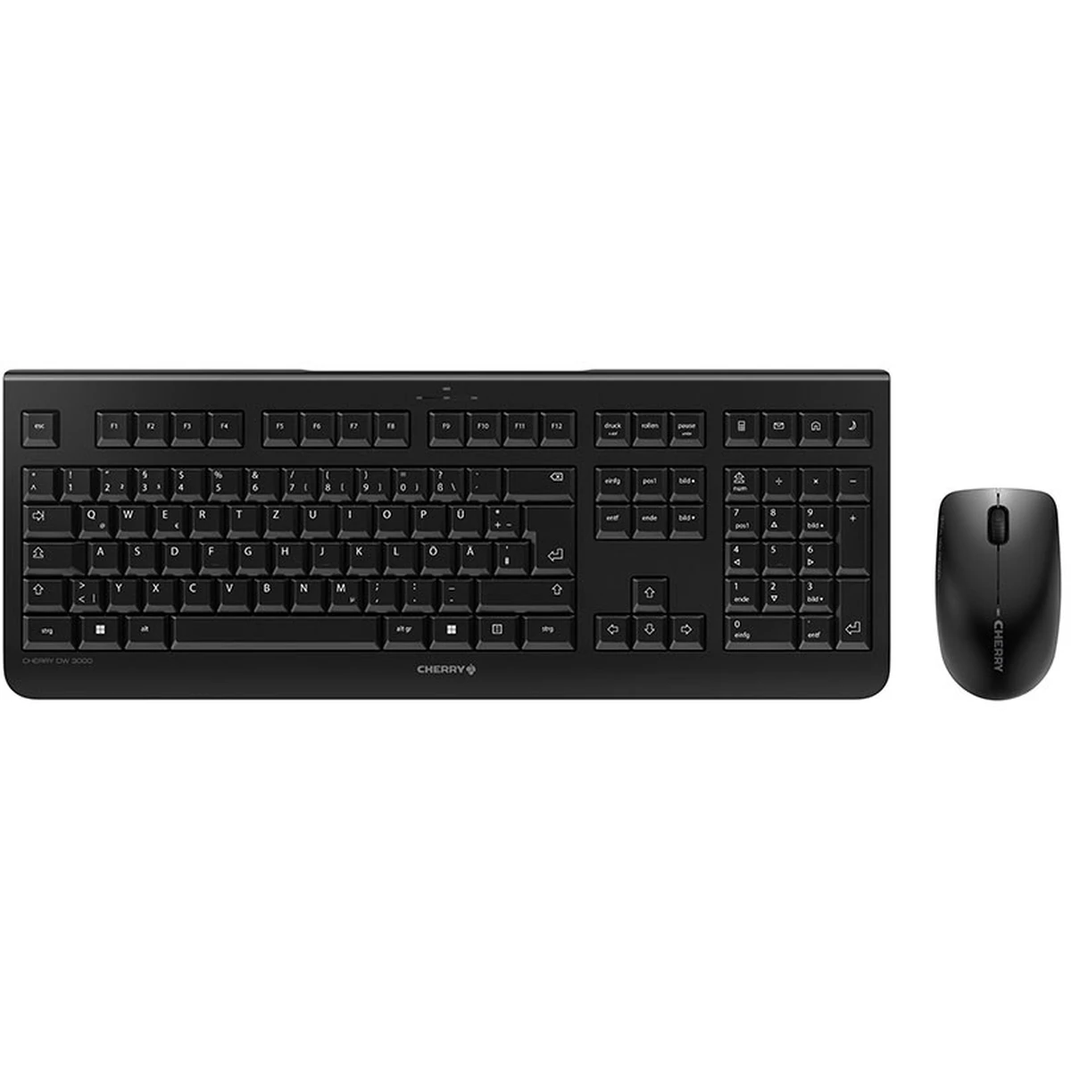 CHERRY DW 3000 Tastatur RF Wireless QWERTZ Deutsch Schwarz