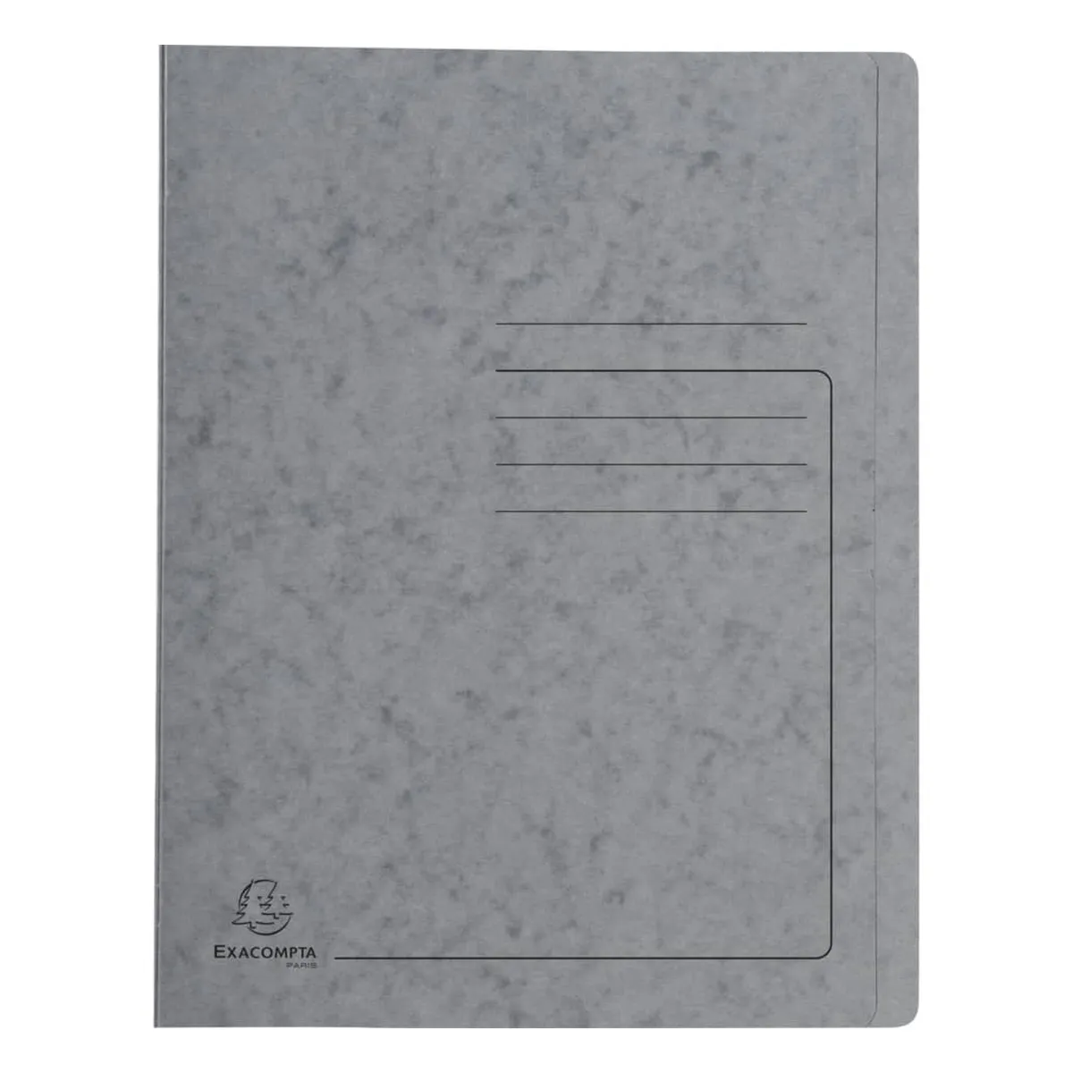 EXACOMPTA Schnellhefter - A4, 350 Blatt, Colorspan-Karton, 355 g/qm, grau