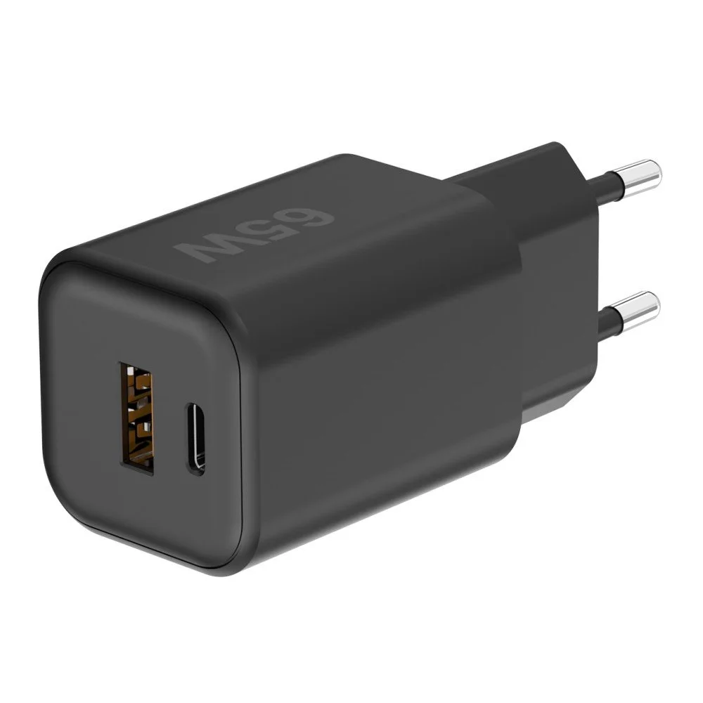 Fontastic Netzteil MINI GaNto 65W Type-C PD + USB-A FC schwarz