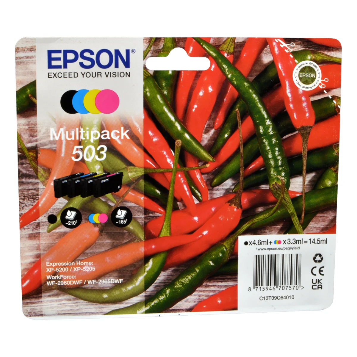 Epson 503 Druckerpatronen MultiPack (C13T09Q64010) Epson 503 Druckerpatronen MultiPack (C13T09Q64010)