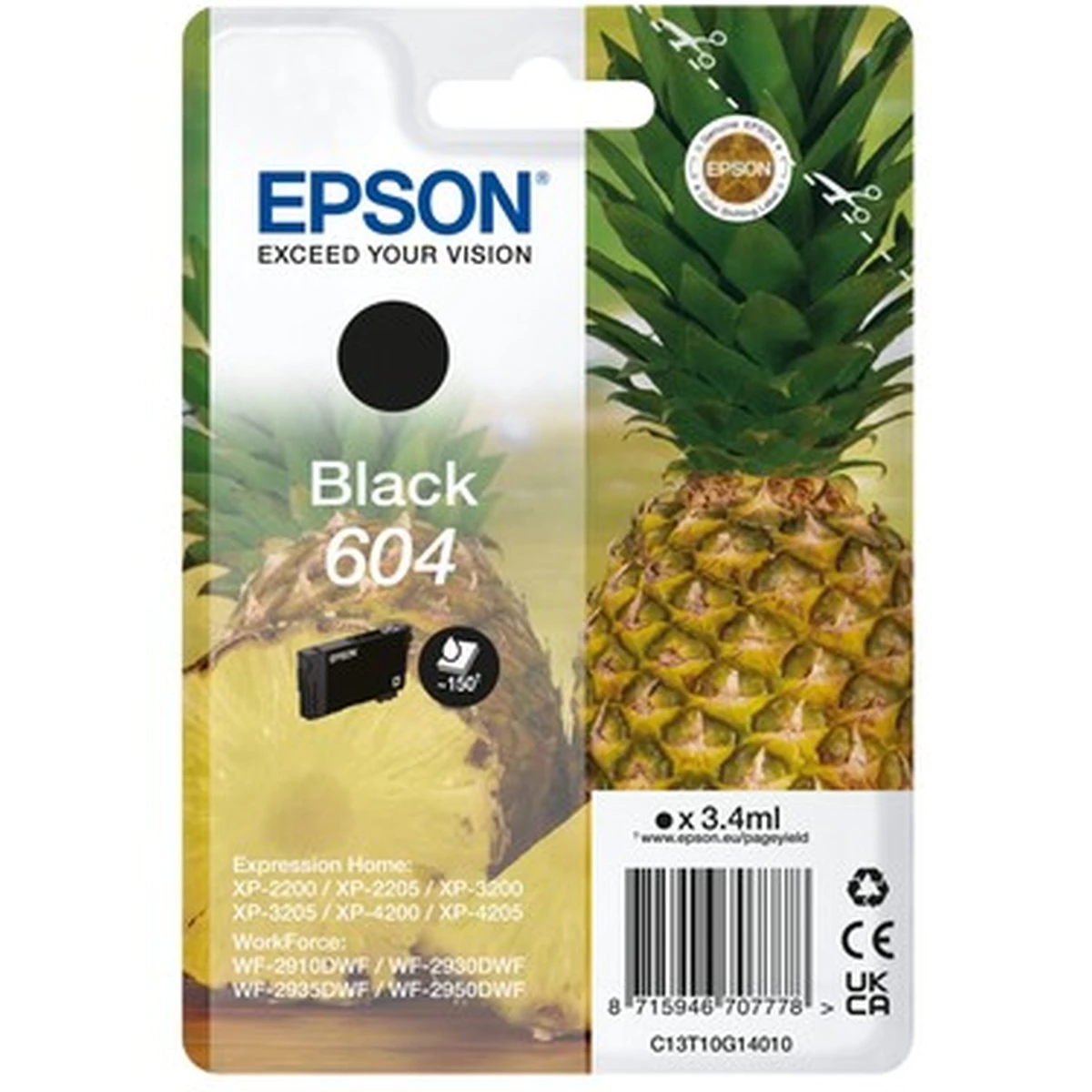 Epson Druckerpatrone '604' schwarz 3,4 ml
