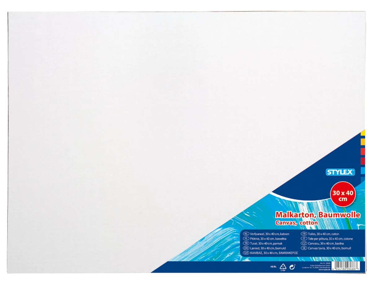 Stylex Malkarton, 30 x 40 cm, 3 mm