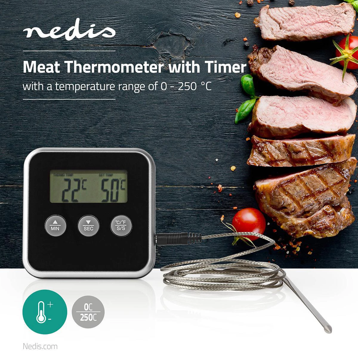 Nedis Fleischthermometer