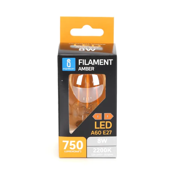 LED FILAMENT 'A60', 8W, E27