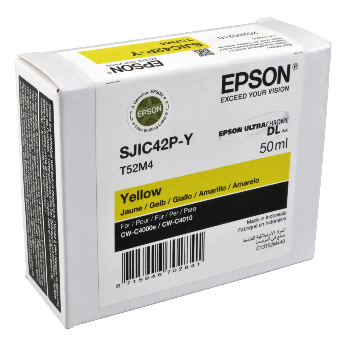 Epson Tinte C13T52M440  SJIC42P-Y  yellow