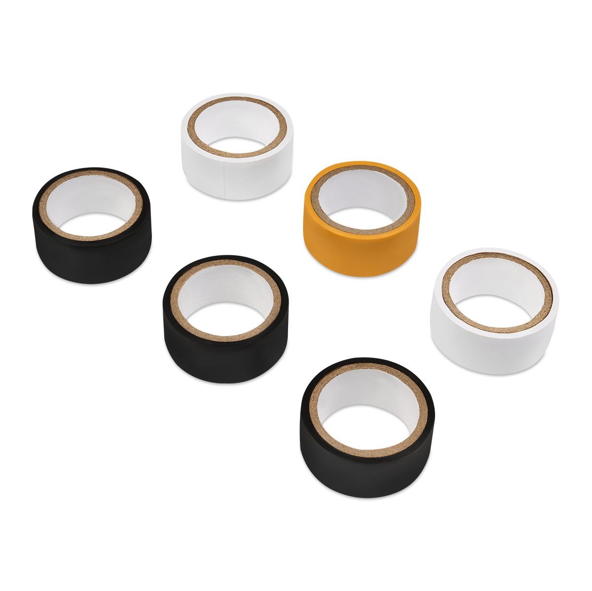 Eurotools PVC Klebeband, 6 Stück