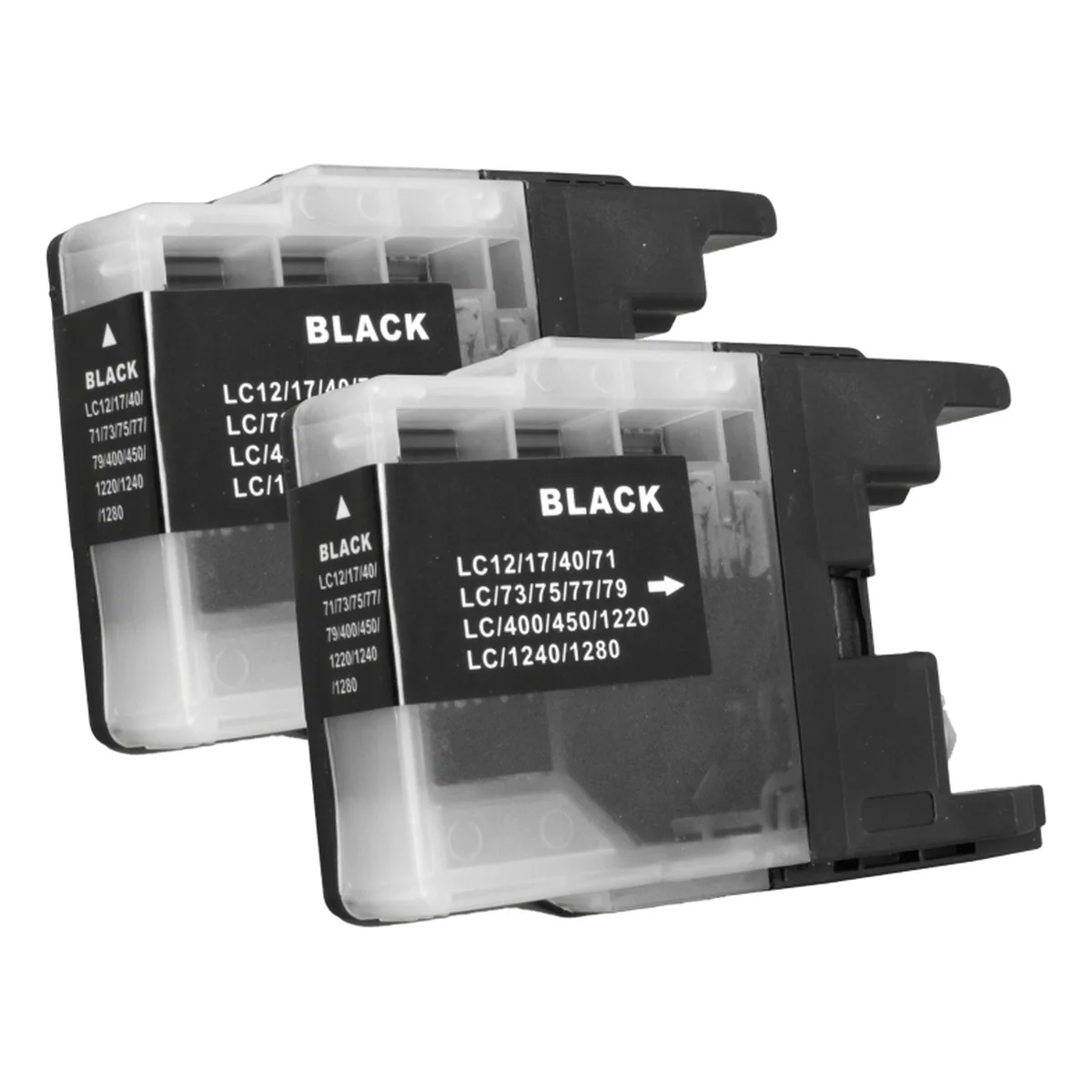 Brother LC-1240 BK BP 2 DR  - alternative Patrone Doppelpack schwarz 2x 600 Seiten - Digital Revolution