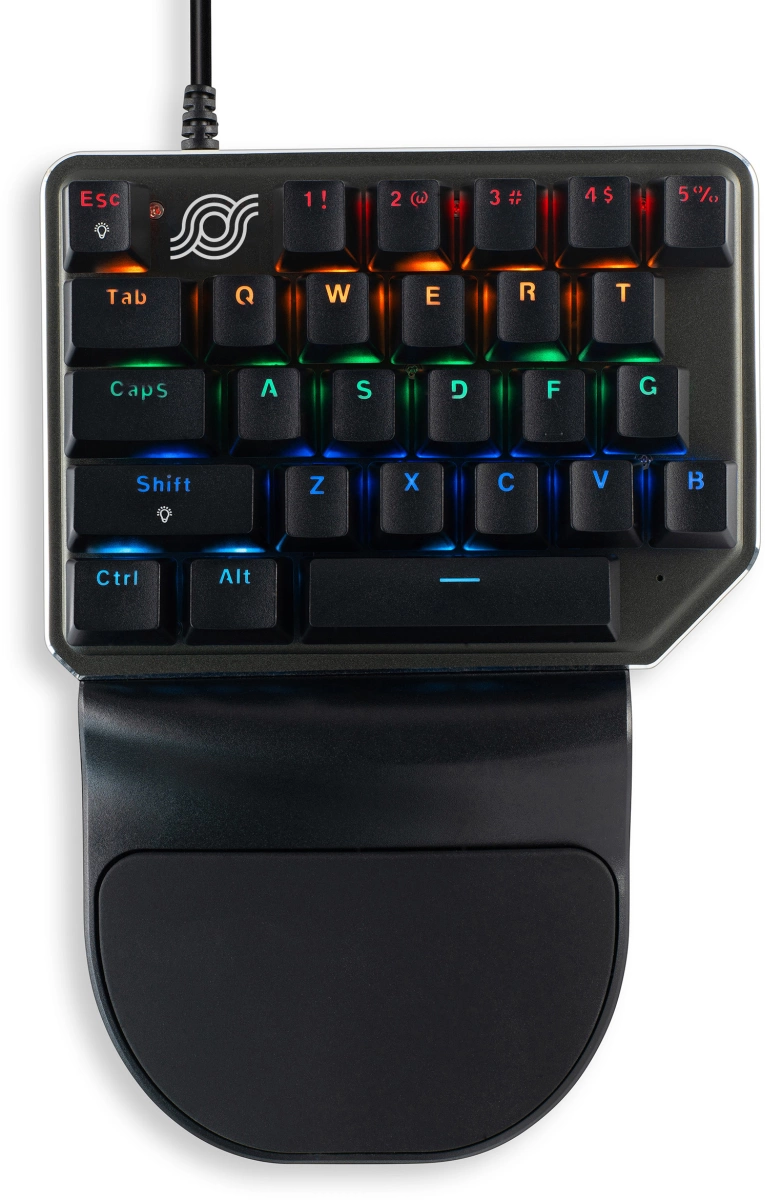 MediaRange Gaming Tastatur, 27 Tasten, 8 Farbmodi