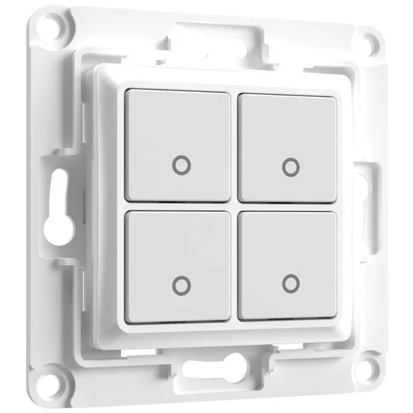 Home Shelly Accessories “Wall Switch 4“ Wandtaster 4-fach Weiß