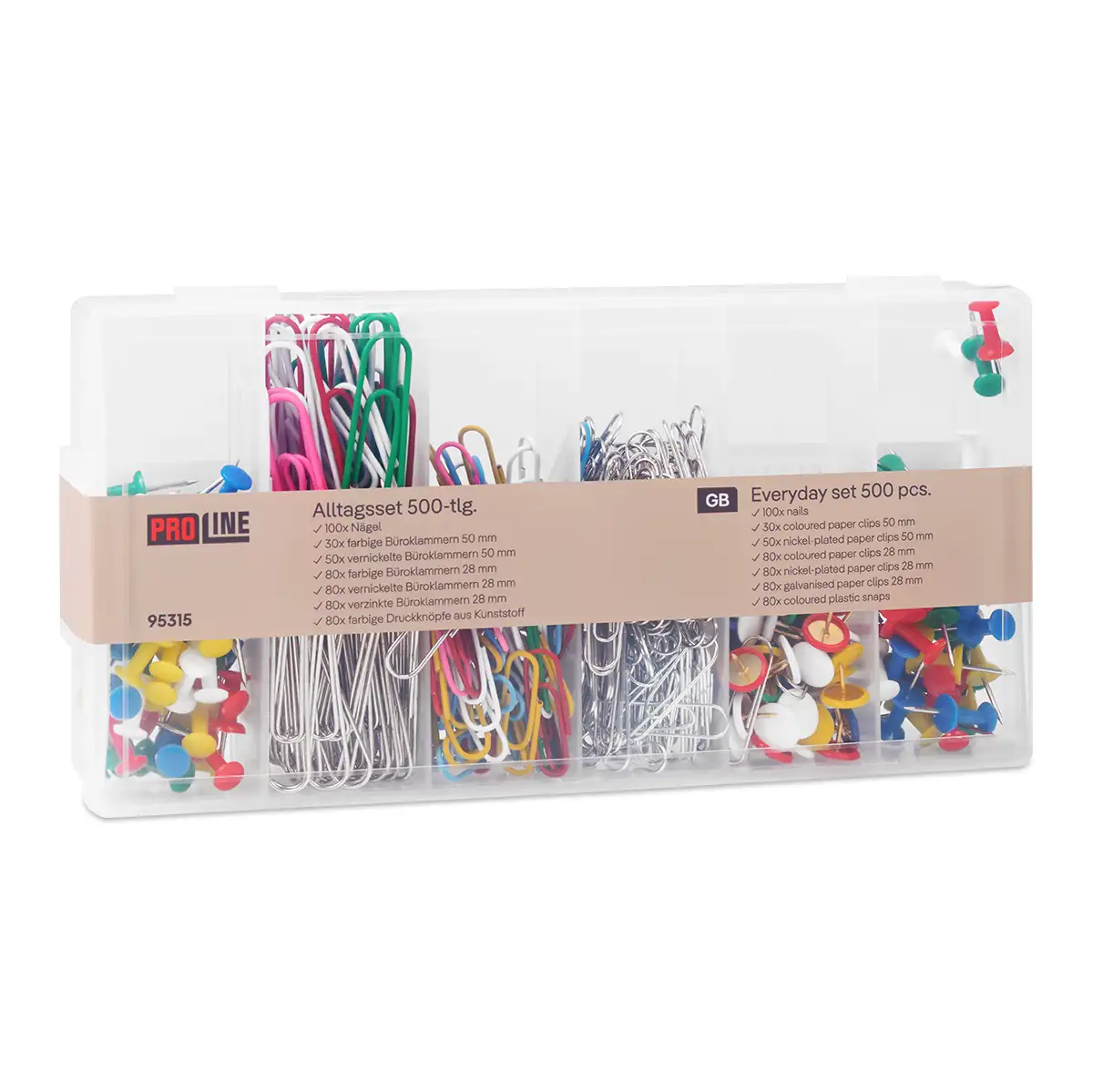 Alltagsset, Sortiment, 500tlg.