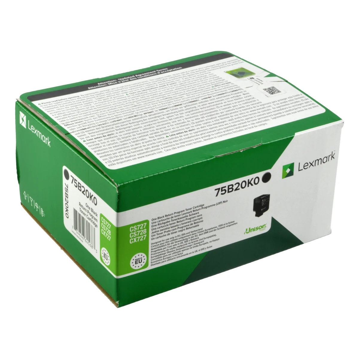 Lexmark Toner 75B20K0  schwarz