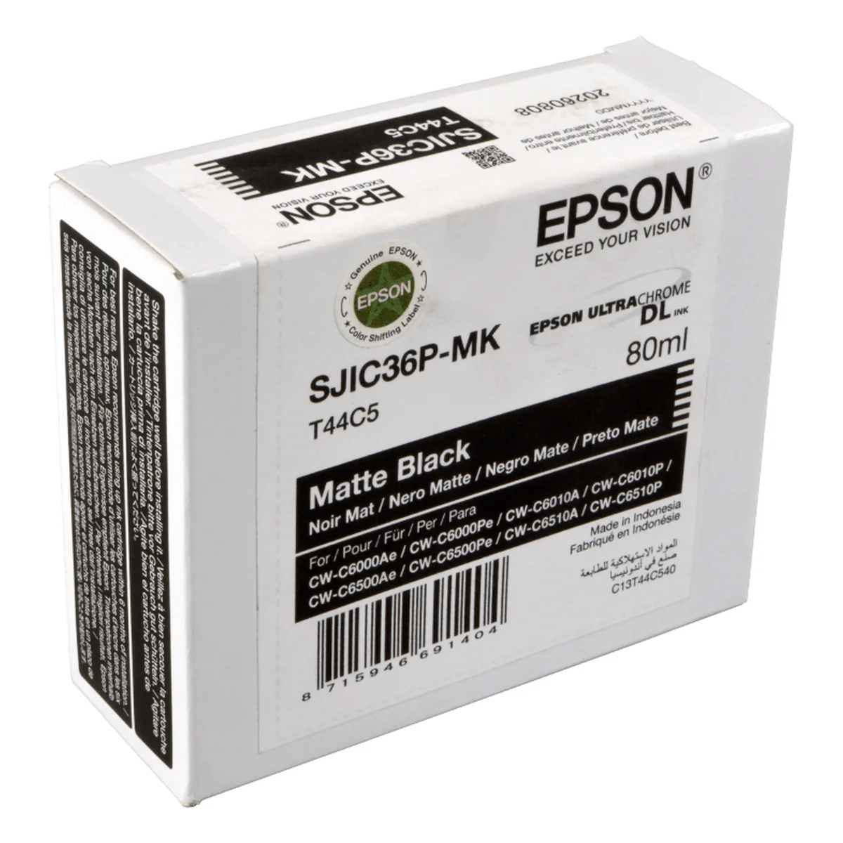 Epson SJIC-36-P-MK Druckerpatrone matt-schwarz 80 ml (C13T44C540)