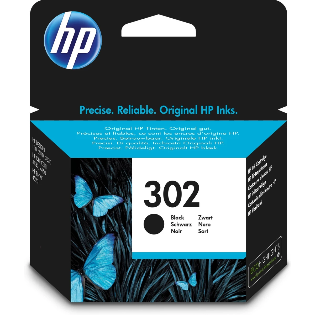 HP Druckerpatrone '302' schwarz 3,5 ml