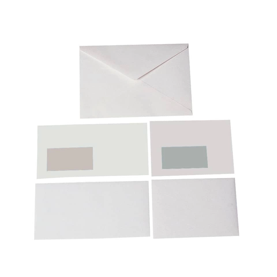 Briefumschläge C6 (162x114 mm), ohne Fenster, gummiert, 72 g/qm, 25 Stück