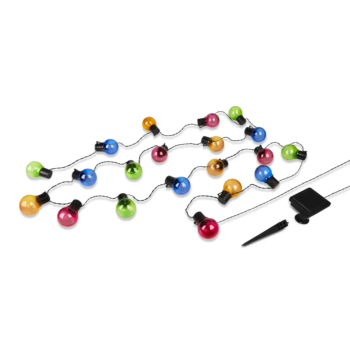 Aigostar LED Solar Lichterkette, RGB