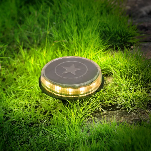 Aigostar LED Solar Bodenstrahler, 4er Set