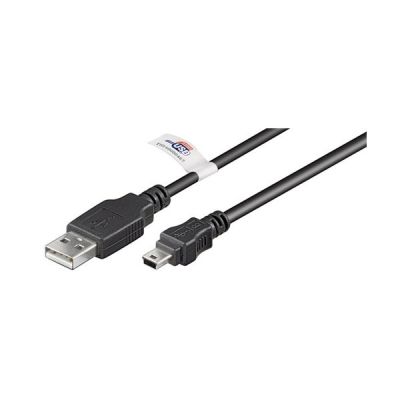 USB 2.0 Hi-Speed Kabel mit USB Zertifikat, Schwarz
