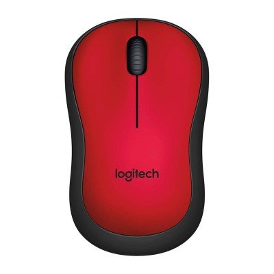 Logitech M220 Silent Maus rot