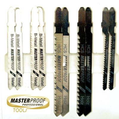 Masterproof Stichsägeblätter Bi-Metall, 10-teilig Bosch-AEG-Metabo