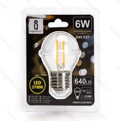 Aigostar LED FILAMENT 'Classic', 6W, E27