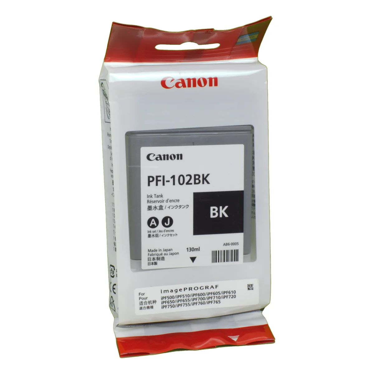 Canon PFI-102BK Druckerpatrone schwarz 130 ml (0895B001)