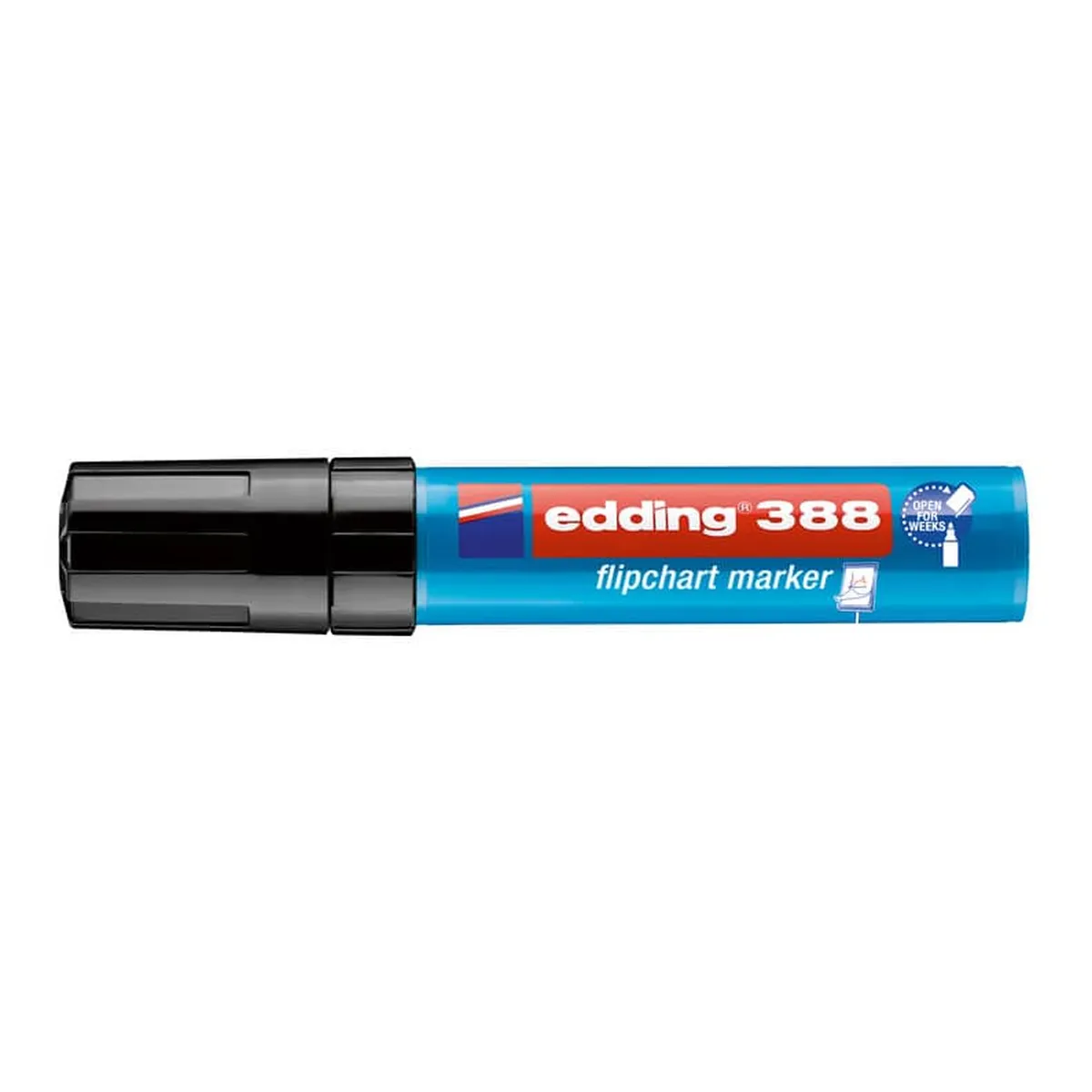 Edding 388 Flipchartmarker - 4 - 12 mm, schwarz