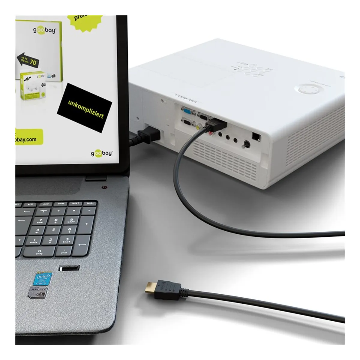 Goobay High-Speed-HDMI™ Kabel mit Ethernet 5m