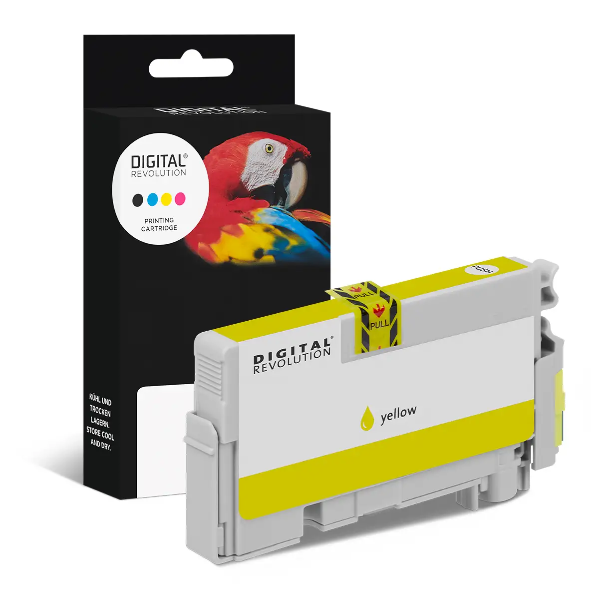 Epson 408 - alternative Patrone 'gelb' 1100 Seiten - Digital Revolution