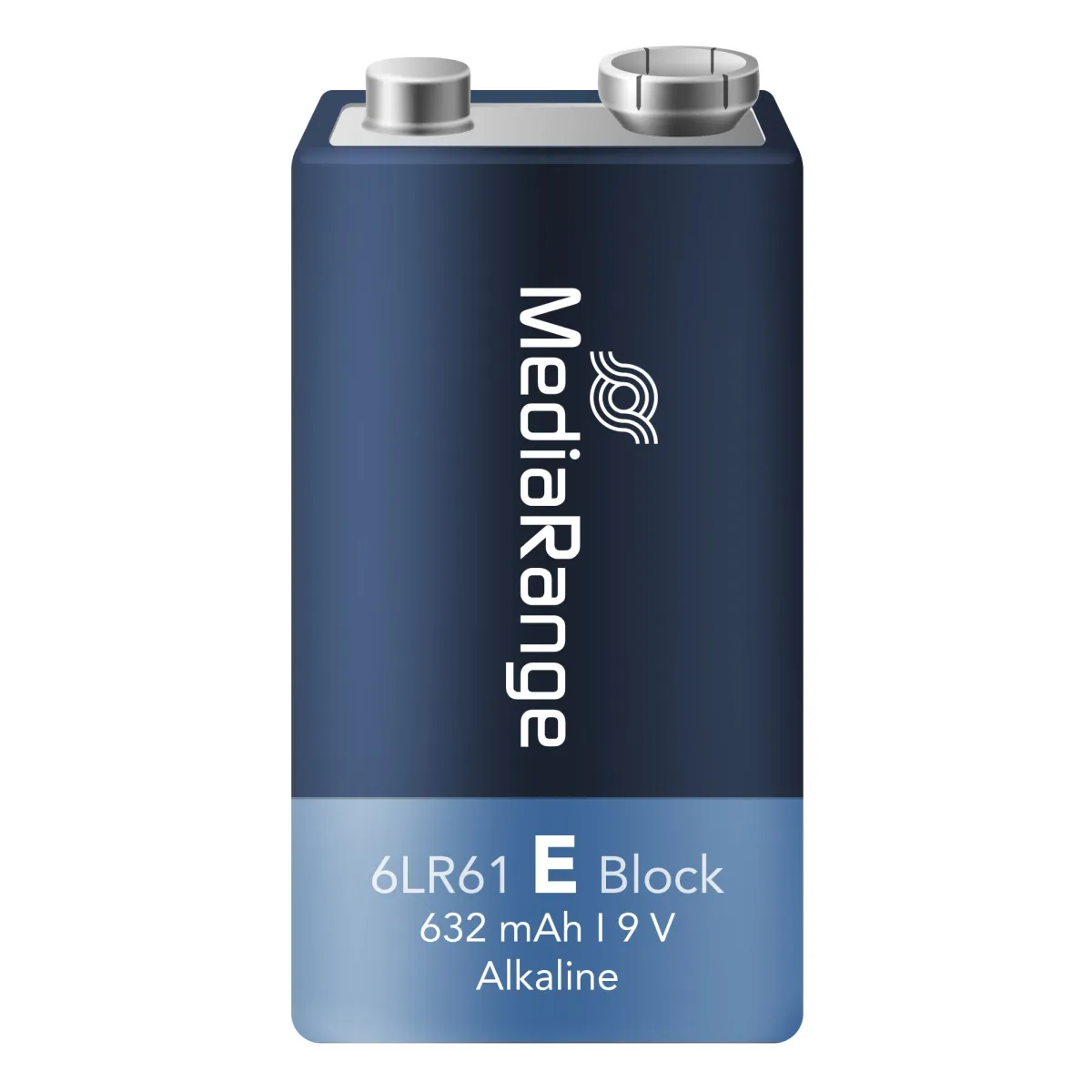 MediaRange Batterie Alkaline E-Block 6LR61 9V