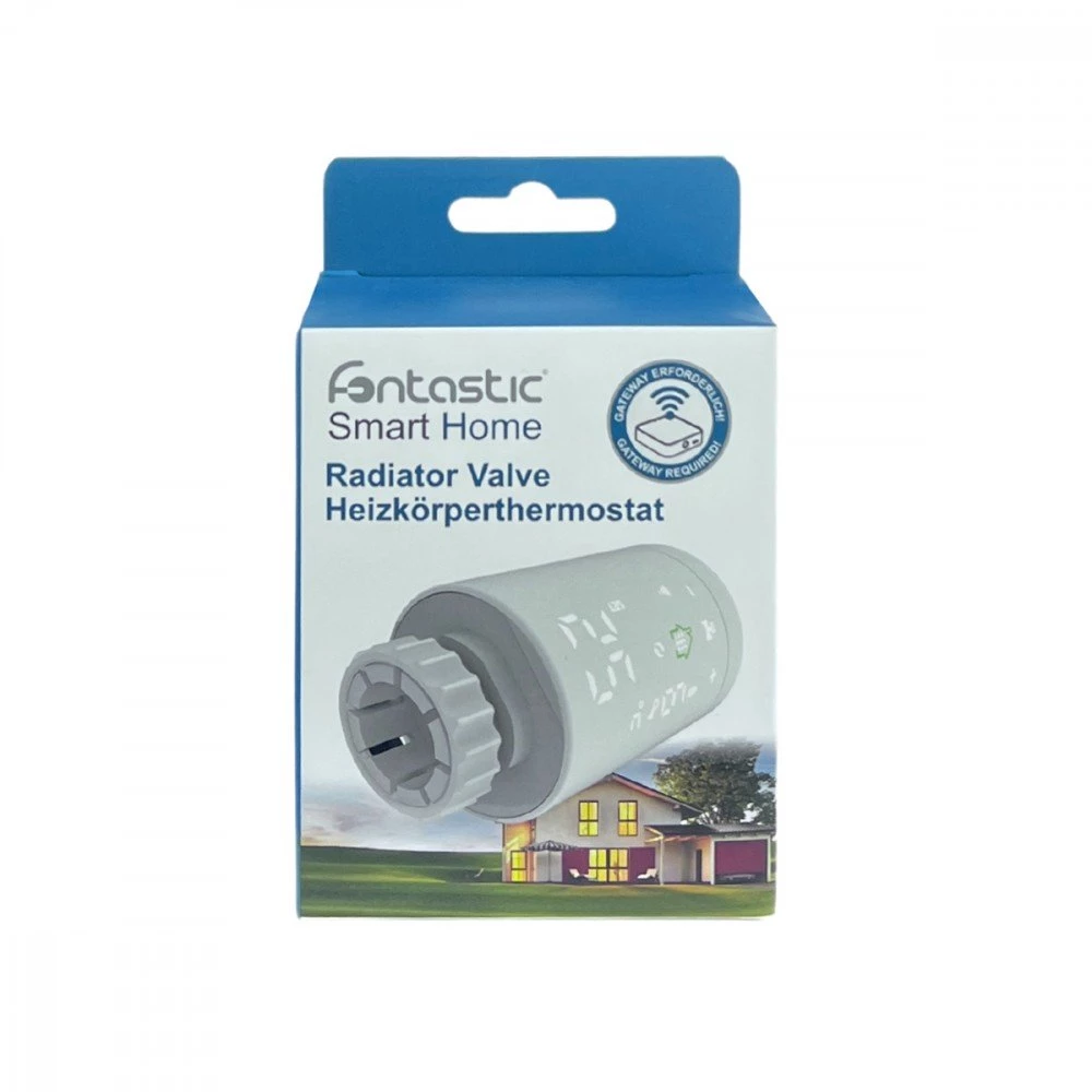 FontaHome WLAN Smart Home Thermostat Heizkörper LED-Display weiß