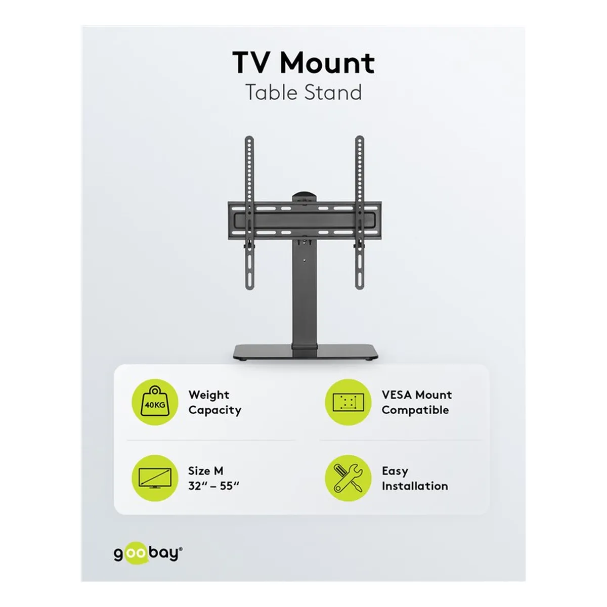 Goobay TV-Standfuß Basic Fix