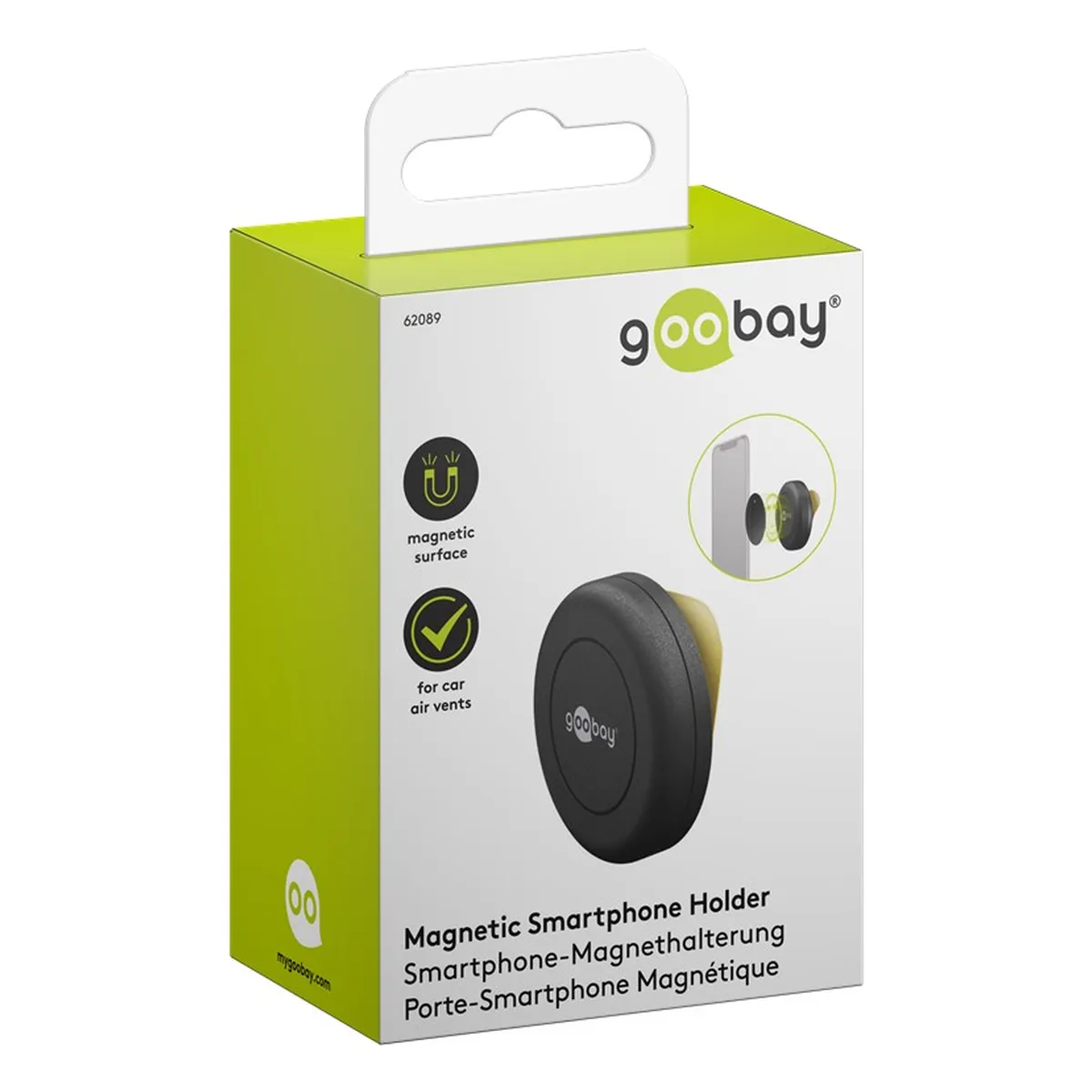 Goobay Universal Magnethalterung, selbstklebend