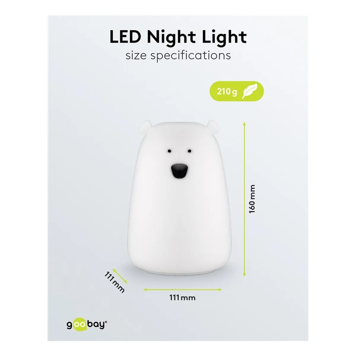 Goobay LED-Nachtlicht “Eisbär“