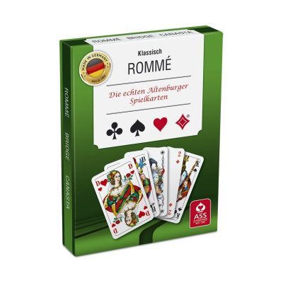 Spielkarten Rommé-Canasta-Bridge (in Stülpschachtel)