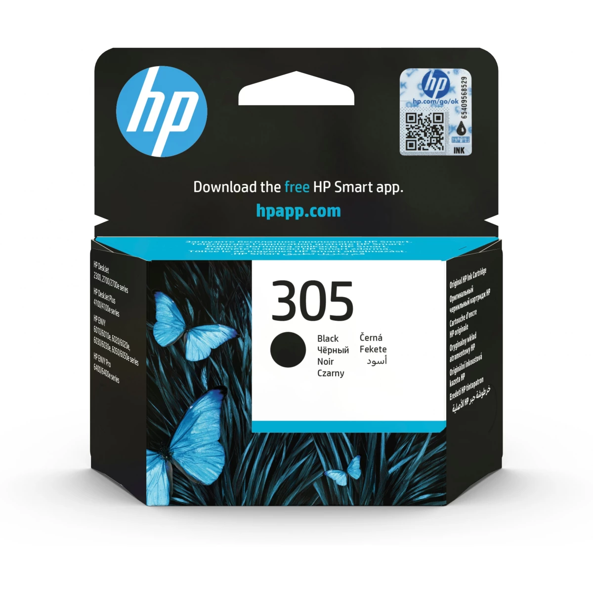 HP 305 Schwarz Druckerpatrone 2 ml 120 Seiten (3YM61AE)