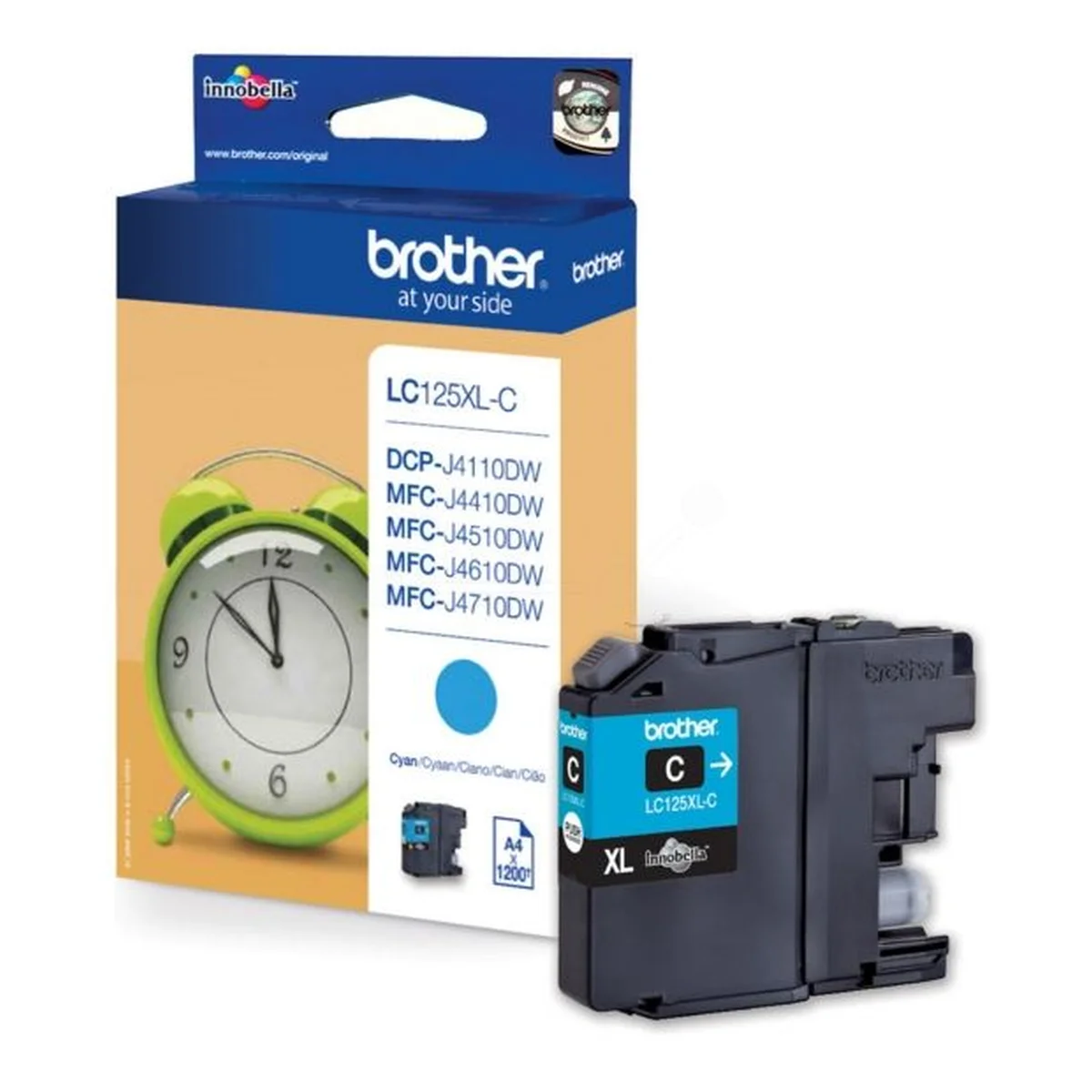 Druckerpatrone Brother LC-125XLC cyan 13,1 ml | 1.200 Seiten
