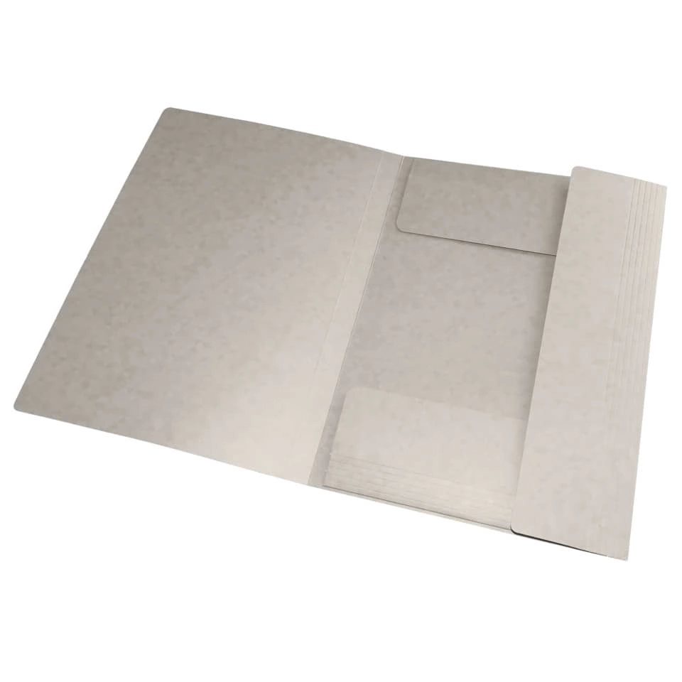 Eckspannermappe TOPFILE+ - A4, Rückenschild, Karton, beige