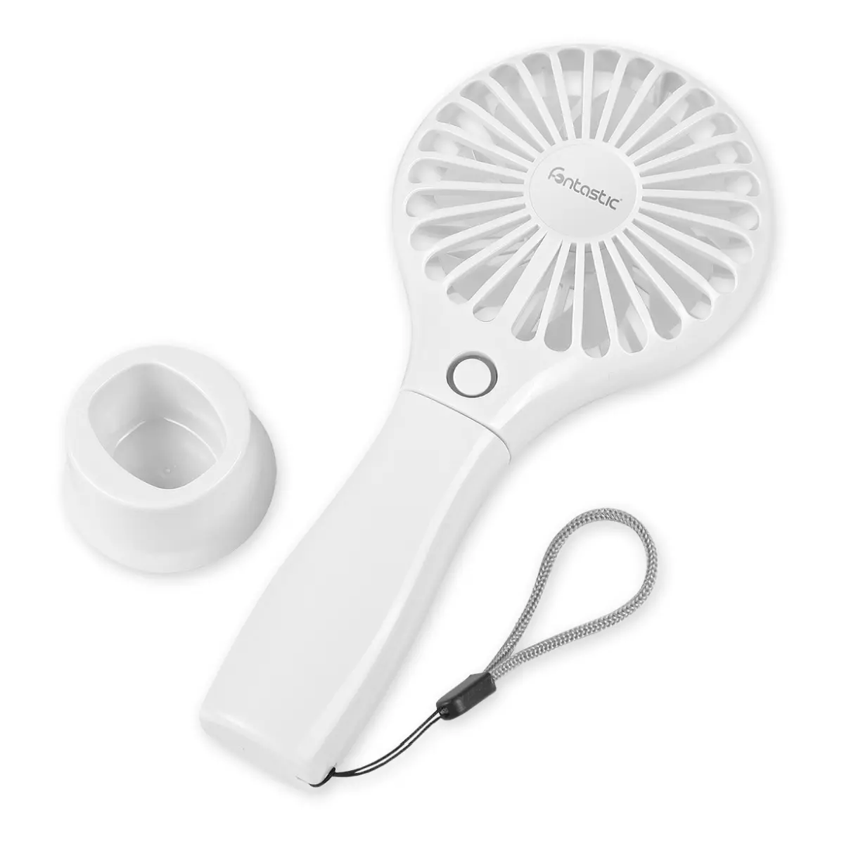 Fontastic Faltbarer Hand- u. Tischventilator, weiß