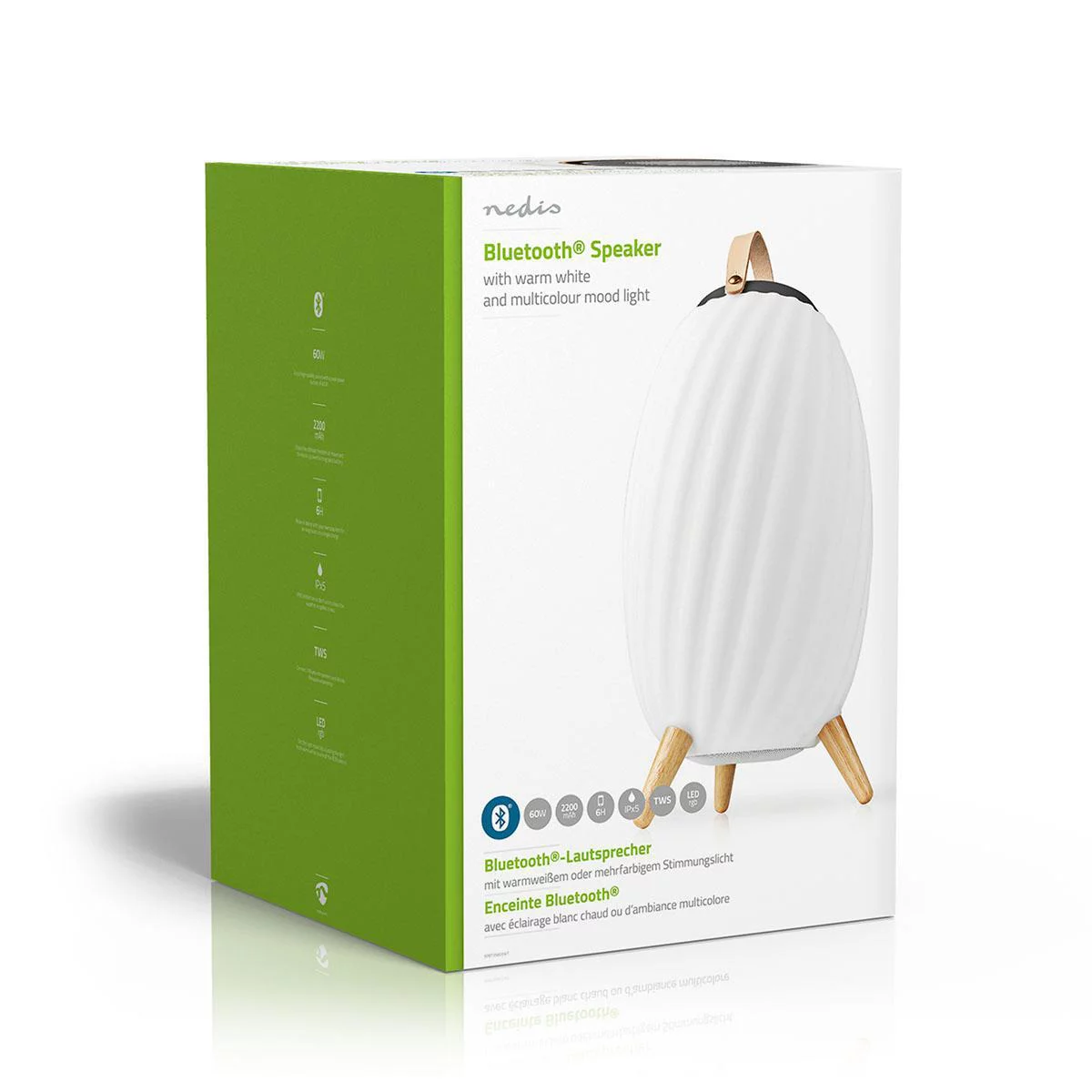Nedis Bluetooth-Lautsprecher mit Mood Light