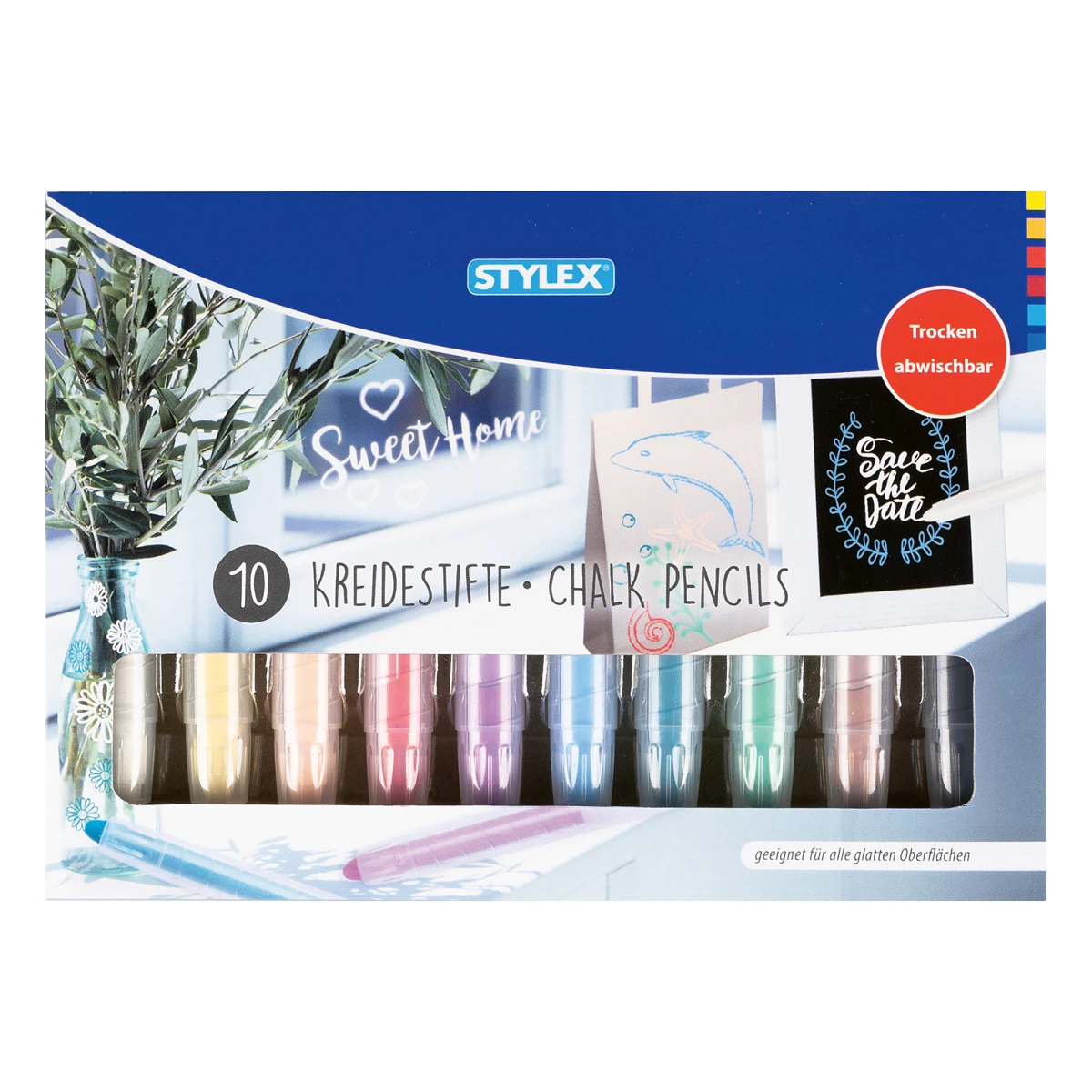 Stylex Kreidestifte, 10 Stück