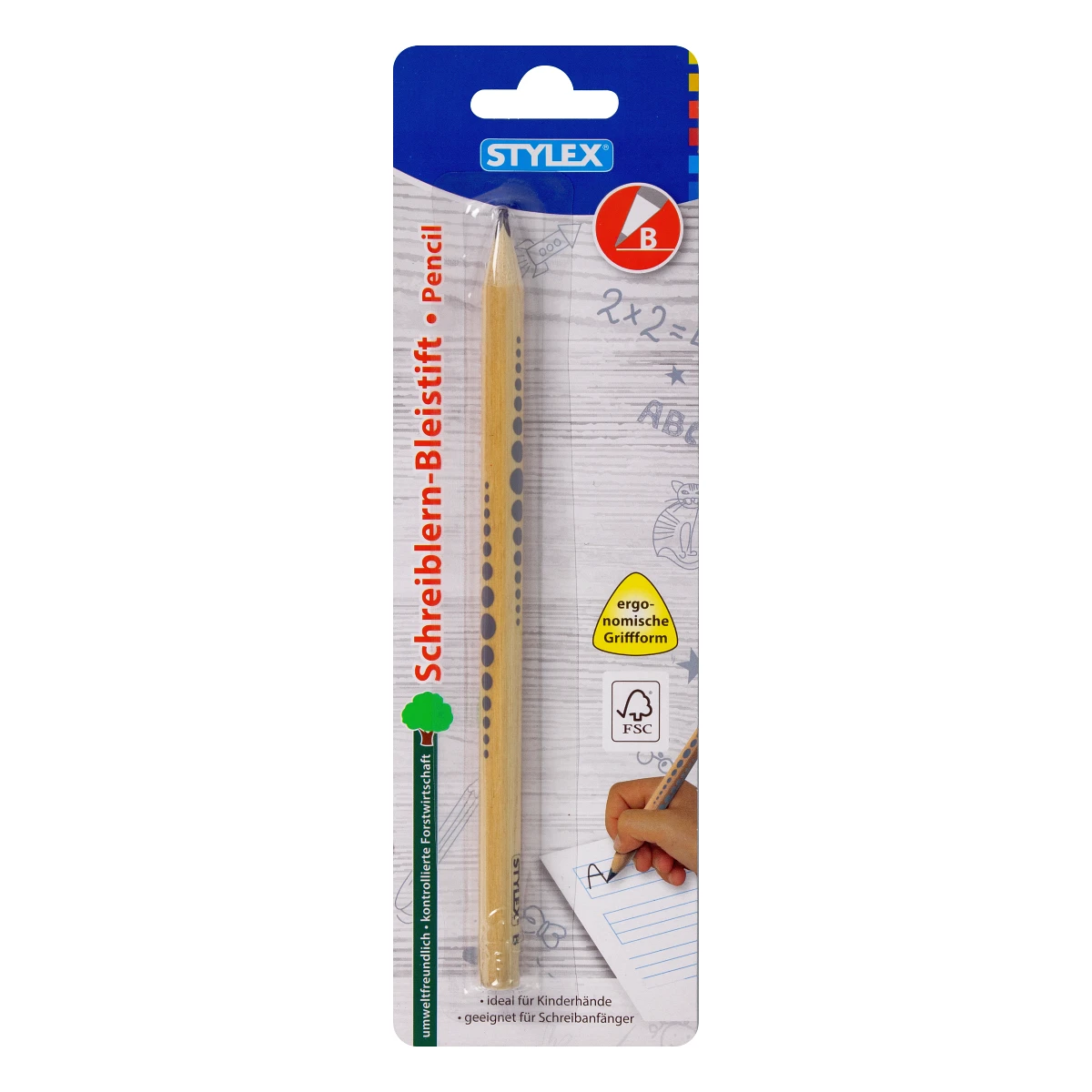 Stylex Schreiblern-Bleistift, Dreikant, FSC