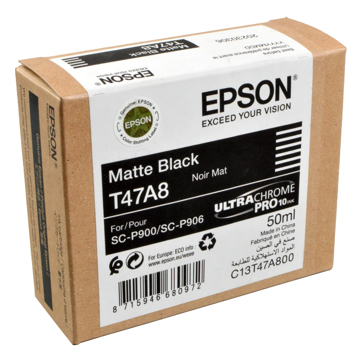 Epson Tinte C13T47A800 T47A8 matt schwarz
