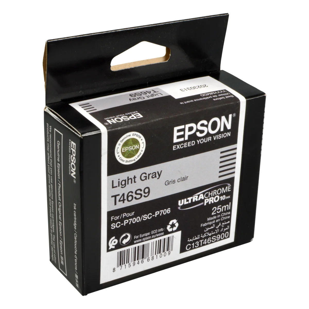 Epson Tinte C13T46S900  T46S9  light gray