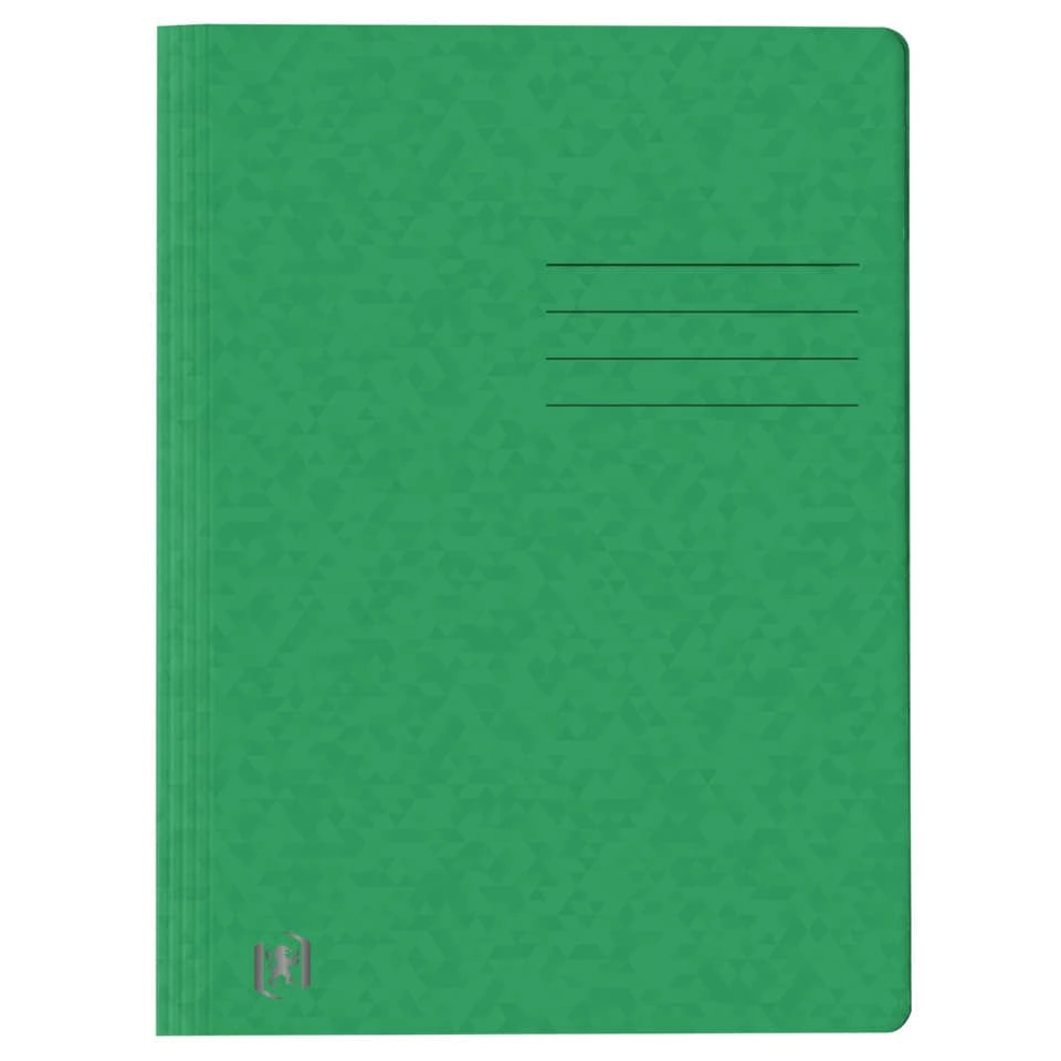 OXFORD Schnellhefter TOP FILE+ - A4, Karton 390g/qm, kfm. und Amtsheftung, grün