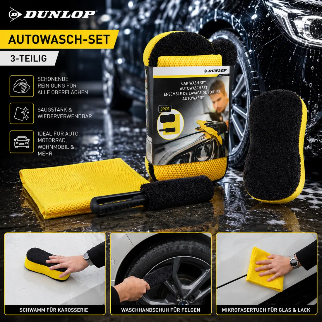 DUNLOP - Autowaschset