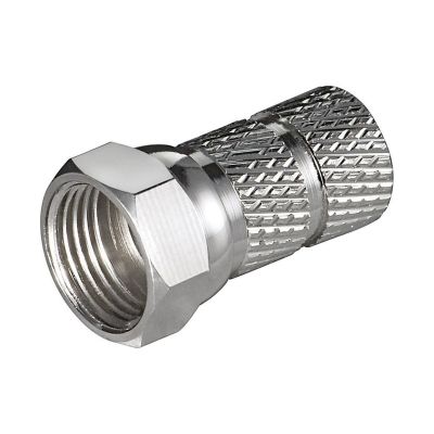 Goobay Aufdreh-F-Stecker 6,5 mm
